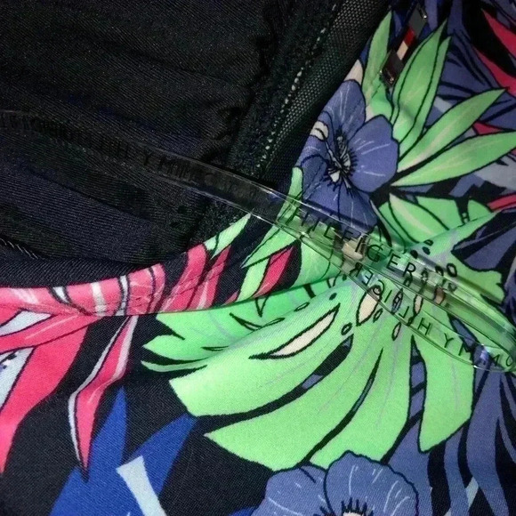 Tommy Hilfiger Women's Halter One Piece Swimsuit - Picture 7 of 9